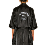 Load image into Gallery viewer, Black Satin Robe - Shop The Standard
