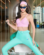 Load image into Gallery viewer, Mint Belted Leggings x Floétique - Shop The Standard
