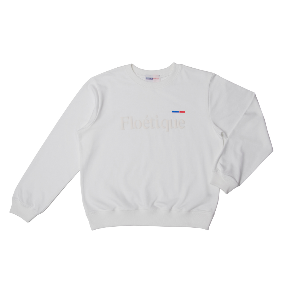 White Sweatshirt x Floétique - Shop The Standard