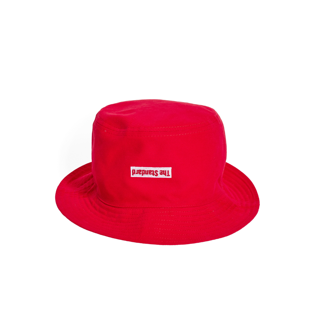 Reversible Bucket Hat in Red - Shop The Standard