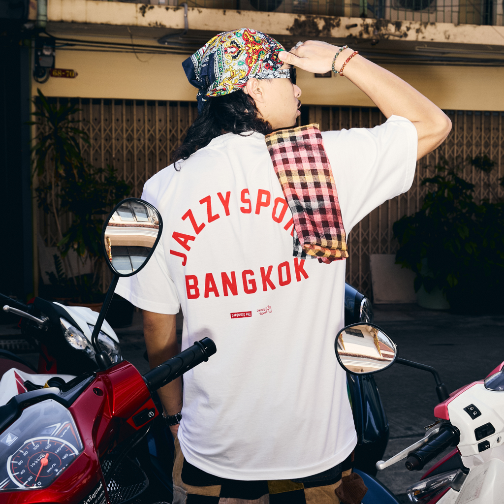 Jazzy Sport x Bangkok White T-Shirt - Shop The Standard