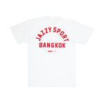 Load image into Gallery viewer, Jazzy Sport x Bangkok White T-Shirt - Shop The Standard
