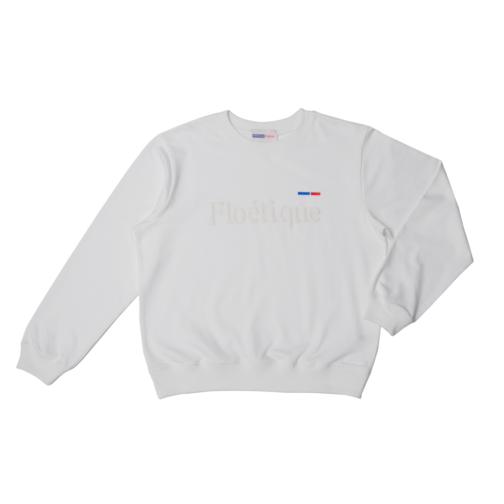 White Sweatshirt x Floétique – Shop The Standard