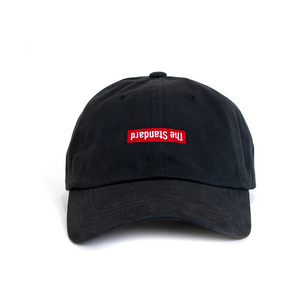 Black and red supreme hat hotsell