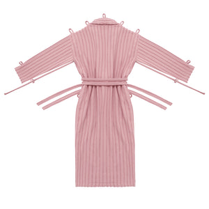 London Robe in Pink Pinstripe - Shop The Standard
