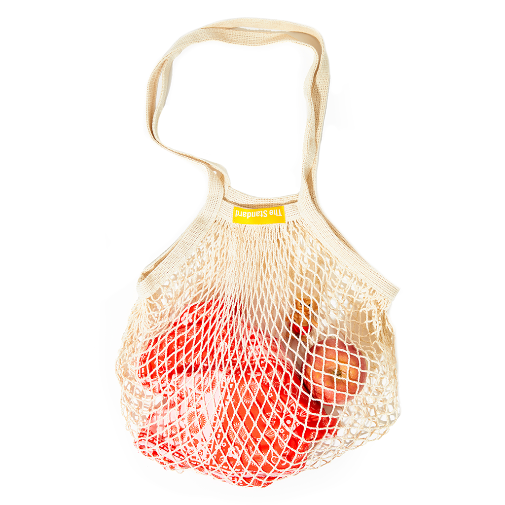 Organic Cotton Reusable String Tote Shop The Standard