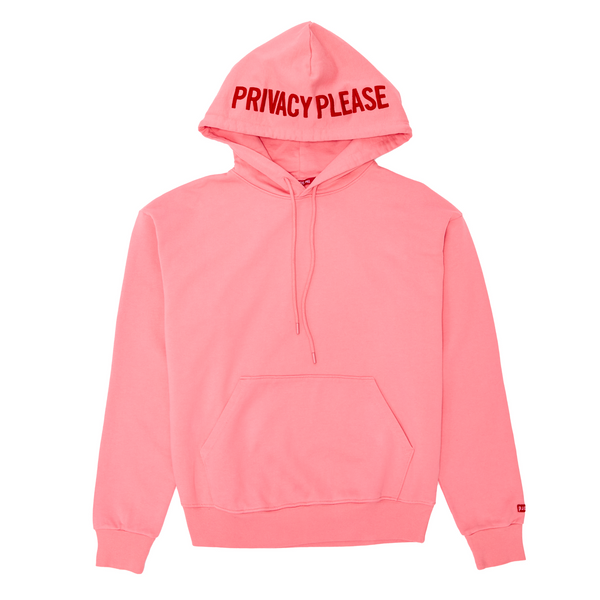 Pink hot sale plain hoodie