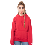 Load image into Gallery viewer, Privacy Please Embroidered Hoodie Red - Shop The Standard
